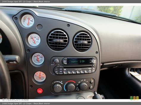 Blackblack Interior Controls For The 2006 Dodge Viper Srt 10 Coupe