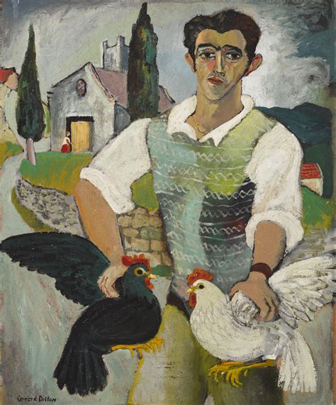 Italian With Fowl 1948 By Gerard Dillon 1916 1971 1916 1971 At