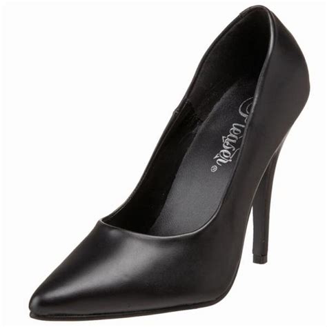 Pleaser Pumps Shoes Womens High Heels Classic Stiletto Seduce 420 Black