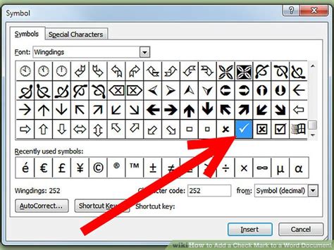 The instructions below will show you how to insert. 3 Ways to Add a Check Mark to a Word Document - wikiHow