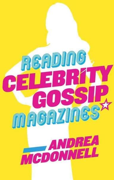 Reading Celebrity Gossip Magazines Paperback By Mcdonnell Andrea M Like N 9780745682198