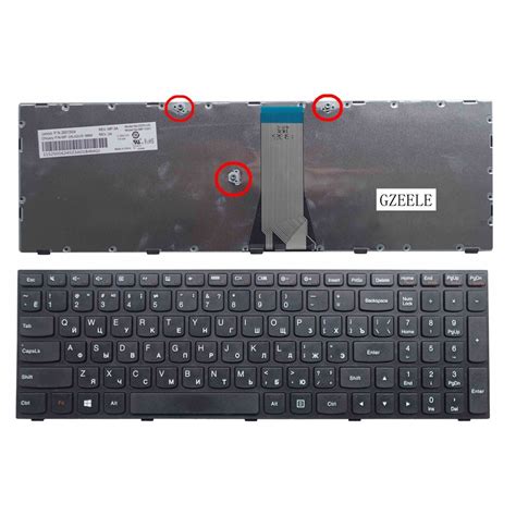 Russian Laptop Keyboard For Lenovo Pk1314k1a05 Pk130th1a05 Mp 13q13su
