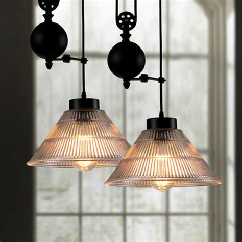 New Nordic Loft Style Vintage Pulley Pendant Light Industrial Lighting Edison Pendant Lamp For