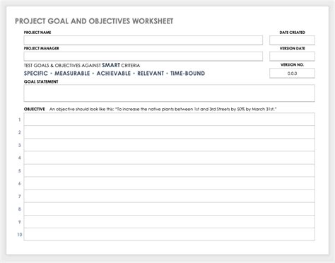 How To Write Smart Project Objectives Smartsheet