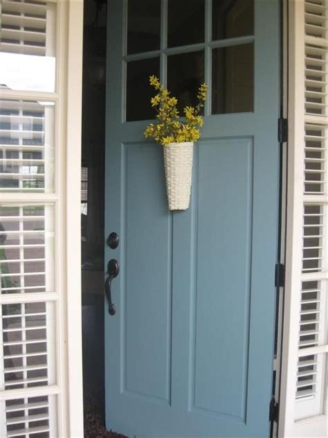 10 Front Door Color For A Blue House