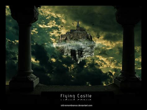 Flying Castle By Old Remembrance On Deviantart