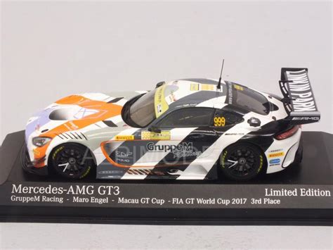 Minichamps Mercedes Amg Gt Gruppem Racing Maro Engel Macau Gt Cup