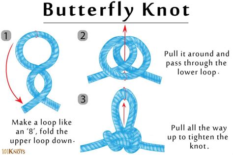 how to tie a butterfly knot uses and easy step by step instructions