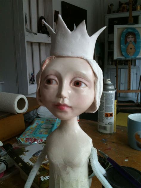 Wip Ooak Art Doll By Curiousboudoirdolls Paper Clay Art Doll Handmade By Zoe Thomas At Curious