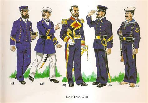 Fig Nº 117 Condestable 2º En Uniforme De Diario A Bordo1889 Fig Nº