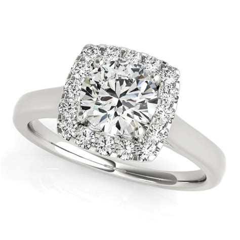 A wide variety of tree ring light options are available to you Round with Square Form Border Diamond Engagement Ring in ...