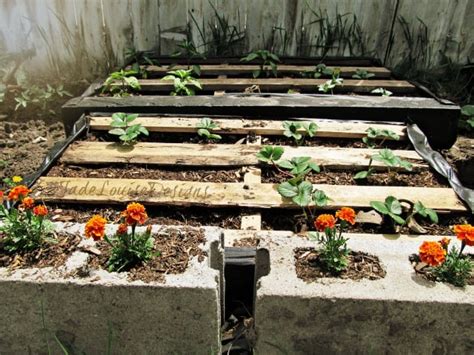 How To Make A Weedless Raised Wood Pallet Garden Bed