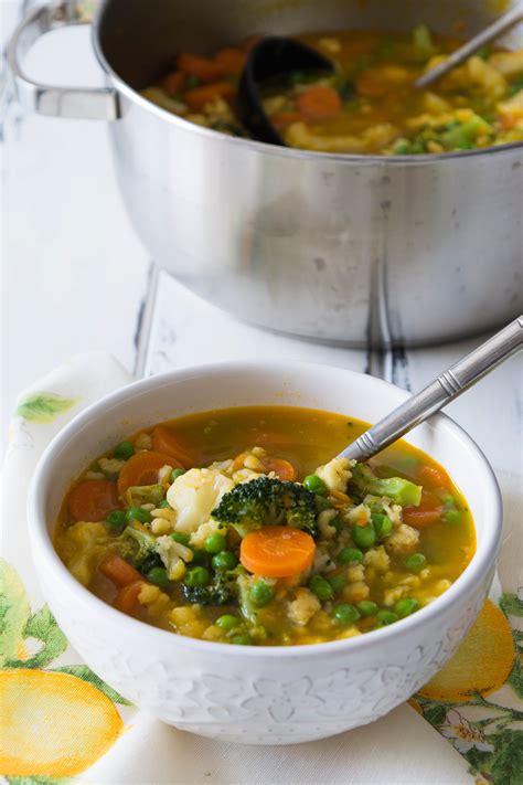 Healing Vegetable Soup A Teaspoon Of Sunshine