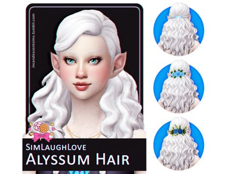 Sims4 The Sims 4 Download Alyssum Recolor Candy Favorite Hair
