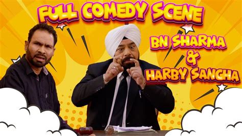 Full Comedy Scene Bn Sharma Harby Sangha Funny Clip Punjabi
