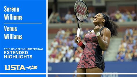 Serena Williams Vs Venus Williams Extended Highlights Us Open Quarterfinal Youtube