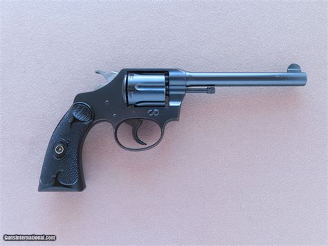 1922 Vintage Colt Police Positive Revolver In 32 Police Caliber W 5