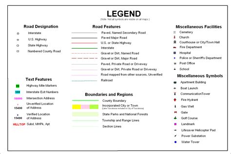 Legend Definition Map Share Map