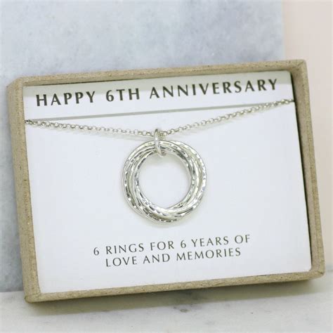 6th anniversary gift meaningful gift for wife 6 year wedding | Etsy