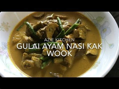 Nasi sedap dan byk.cuma ayam dpt lemak dgn kulit je.isi ayam takde sgt byk tulang. Resepi Ayam Gulai Kak Wok ~ Resep Masakan Khas