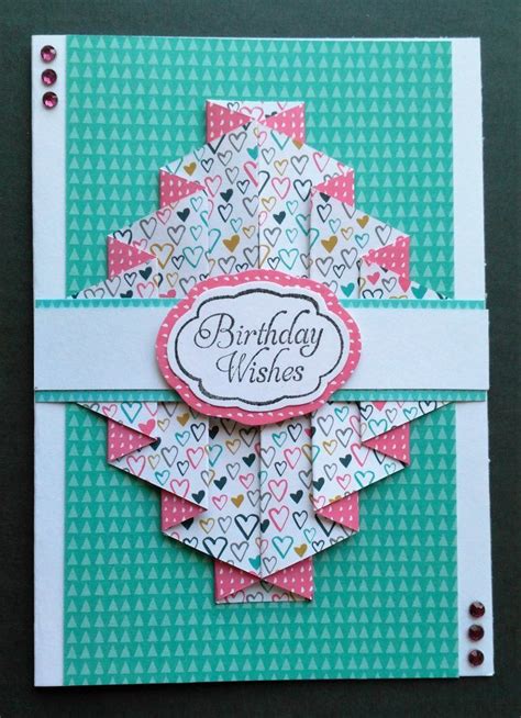 Pick N Mix Double Pleated Birthday Card Greeting Cards Handmade