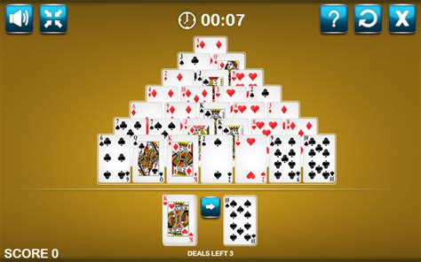 Play Pyramid Solitaire Online for Free
