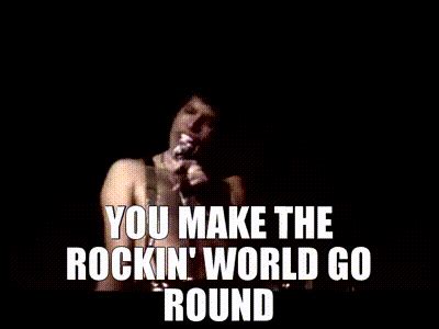 Yarn You Make The Rockin World Go Round Queen Fat Bottomed Girls