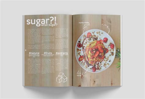 Food Magazine Design On Behance