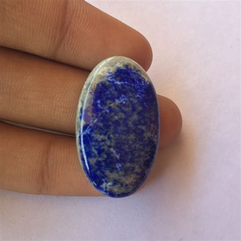 Natural Blue Lapis Gemstone Handmade Cabochon Loose Stone Etsy