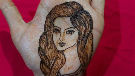 Portrait Mehndi Art How To Draw Face Using Mehndi New Mehndi 2020