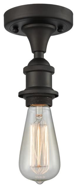 While there are plenty of ceiling flush mount lights to choose from, they're more functional than aesthetic. Bare Bulb 1-Light Semi-Flush Mount - Industrial - Flush ...