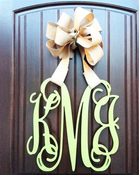 26 Inch Wooden Monogram Wall Letters Wedding By Monogramdecornest