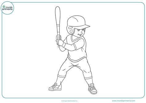 Dibujos de Béisbol para Colorear Descargar e Imprimir
