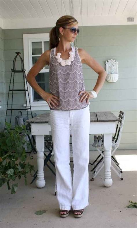 11 Summer White Linen Pants Outfit For Women Linen