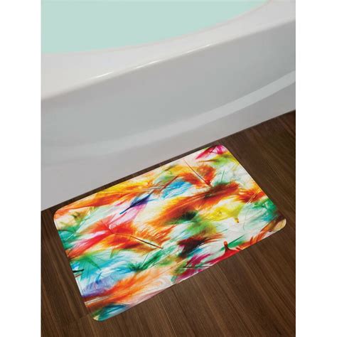 Outdoor, indoor, modern, traditional, shag, vintage East Urban Home Multicolor Colorful Bath Rug | Wayfair