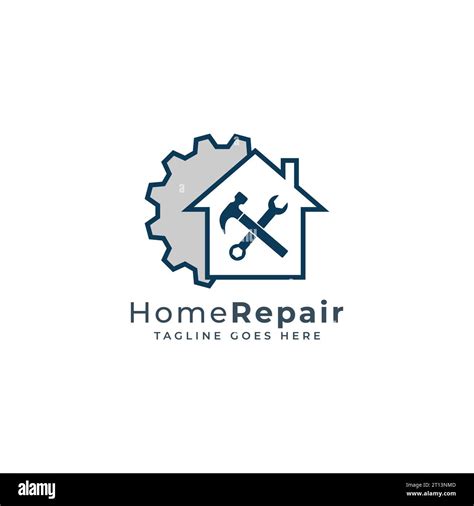 House Repair And Maintenance Logo Vector Logo Design For Home