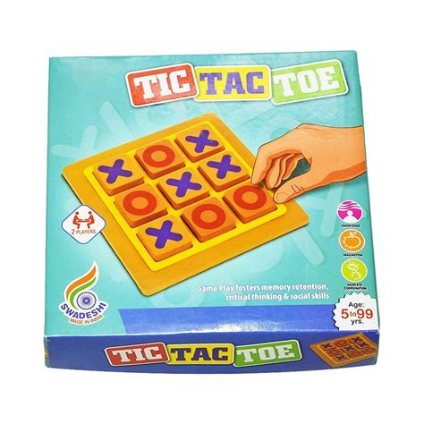 Buy SKILLFUL Tic Tac Toe Board Game ,Tic Tac Toe Family Game, Classic