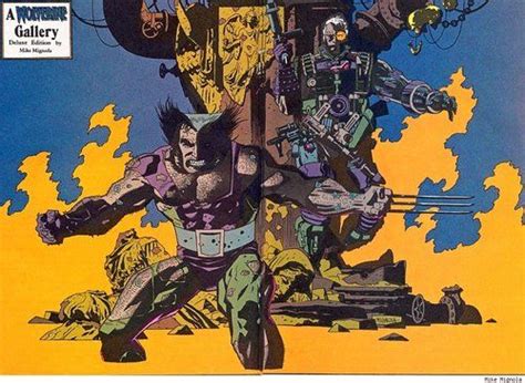 Wolverine And Cable By Mike Mignola Wolverine Comic Art Comic Art