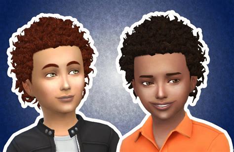 Sims 4 Hairs Mystufforigin Close Curls For Boys