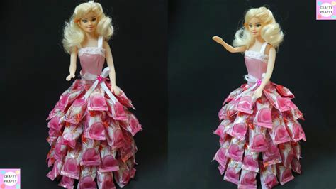 Diy Candy Created Barbie Dress How To Make A Candy Dressbirthday