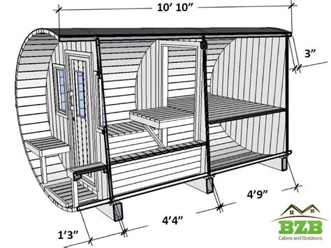 Outdoor Barrel Sauna Kits Sauna Like A Finnish Bzb Cabins Easy
