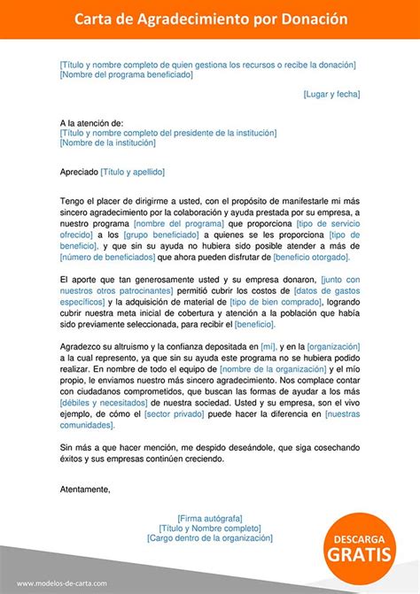 Carta De Agradecimiento Por Servicios Prestados Meteor