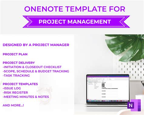 Onenote Template For Project Management The Better Grind