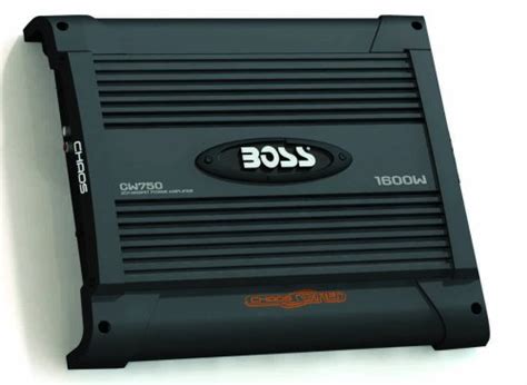 Boss Power Amplifier Boss Cw750 Chaos Wired 1600 Watts 2 Channel