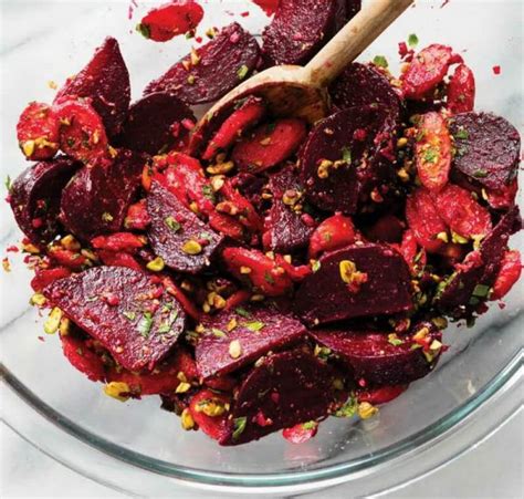Roasted Beet And Carrot Salad With Cumin And Pistachios Daily