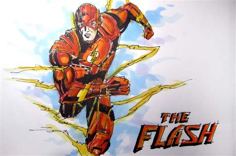 Flash Superhero Drawing At Getdrawings Free Download