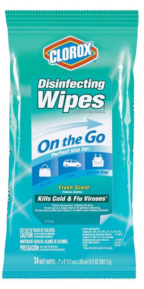 This 35 count canister of disposable, antibacterial wipes features a crisp lemon scent (do not flush wipes). Clorox Disinfecting Wipes Value Pack, Bleach Free Cleaning ...