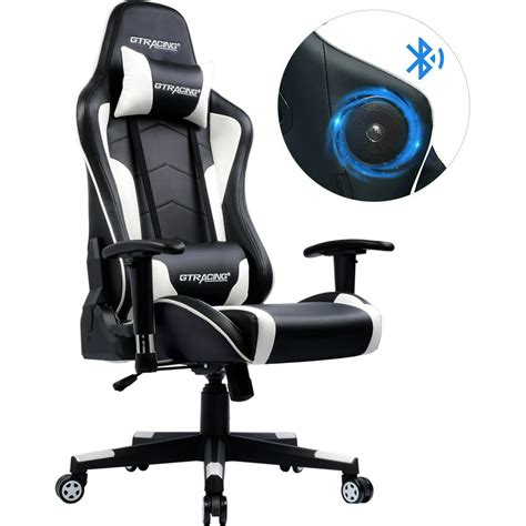 Gtracing Gaming Chair Office Chair With Speakers Bluetooth In Home