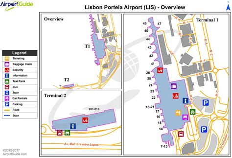 Aeroporto De Lisboa Terminal De Mapa De Lisboa Terminal Mapa Portugal