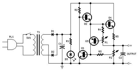 This transformer step downs the 220v supply to 24v which is then. FREE CIRCUIT DIAGRAMS 4U: Variable DC Power Supply